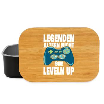 Legenden Leveln Up - Lunch Box - Schwarz - Vorne