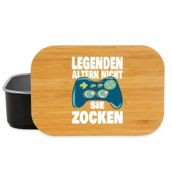 Legenden Zocken - Lunch Box - Schwarz - Vorne