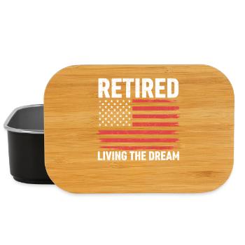 Retired Living The Dream - Lunch Box - Schwarz - Vorne