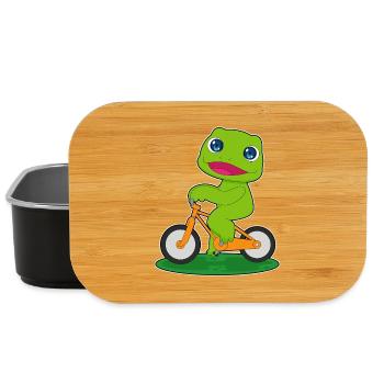Vélo Grenouille - Boîte à goûter - noir - Devant