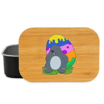 Mole Easter Easter Egg - Lunch Box - black - Front