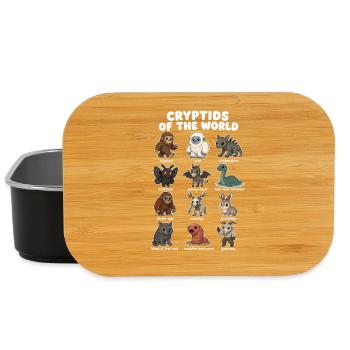  Cryptids Of The World Niedliches - Lunch Box - Schwarz - Vorne