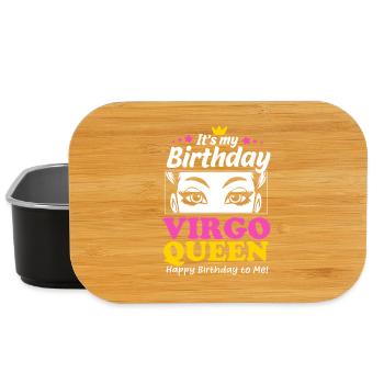 Sternzeichen Jungfrau - Lunch Box - Schwarz - Vorne