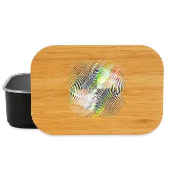 Color Wheel Spiral - Lunch Box - black - Front