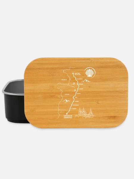 Pilgern Jakobsweg | Camino | Frankreich Spanien - Lunch Box - Schwarz