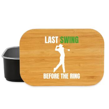 Golf-Junggesellenabschied - Lunch Box - Schwarz - Vorne