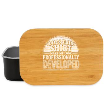 Entwickler Humor - Lunch Box - Schwarz - Vorne