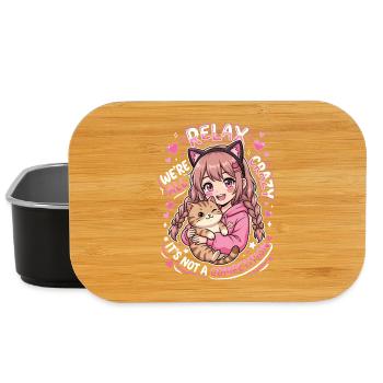Relax We're All Crazy Competition - Lunch Box - black - Front