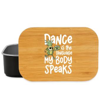 Dancing is the language my body speaks - Lunch Box - black - Front