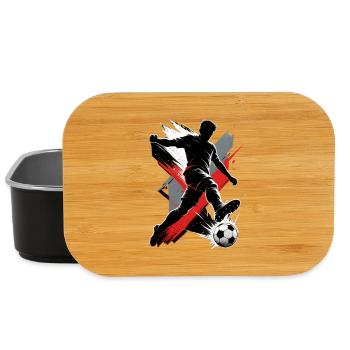 Soccer Players - Lunch Box - black - Front