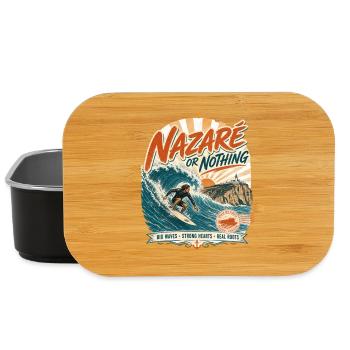 Nazaré Surfen - Lunch Box - Schwarz - Vorne