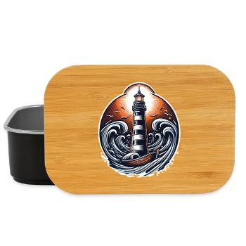 lighthouse - Lunch Box - black - Front