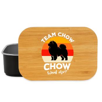 Équipe Chowchow - Boîte à goûter - noir - Devant