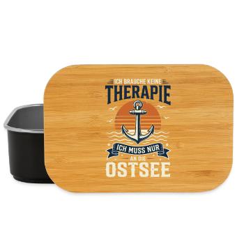 Ich Brauche Keine Therapie ich muss nur an die  - Lunch Box - Schwarz - Vorne