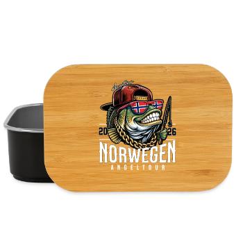 Norwegen Angeltour 2026 - Lunch Box - Schwarz - Vorne