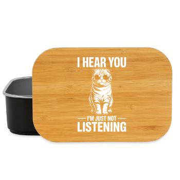 Schottische Faltohrkatze Scottish Fold Geschenk - Lunch Box - Schwarz - Vorne