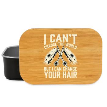 I can change your hair - Lunch Box - black - Front