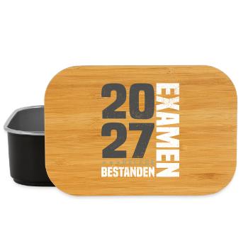 Pflege Examen Bestanden 2027 - Lunch Box - Schwarz - Vorne