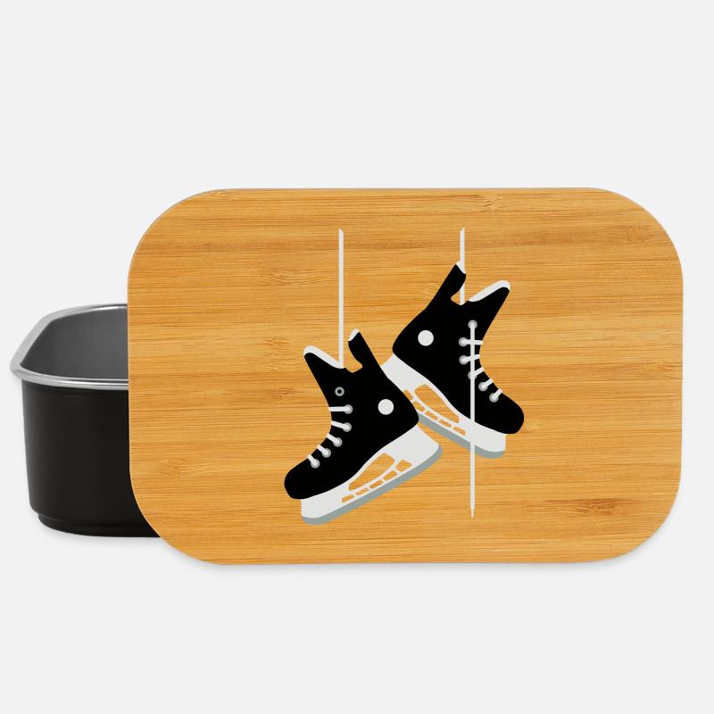 Eishockey Schlittschuhe - Lunch Box - Schwarz