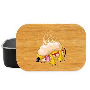Hot dog - Lunch Box - black - Front