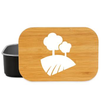Landschaft mit Bäumen - Lunch Box - Schwarz - Vorne