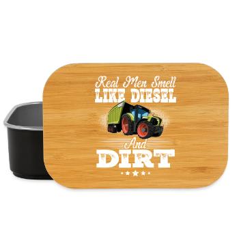 Traktor Lustiger Spruch - Lunch Box - Schwarz - Vorne