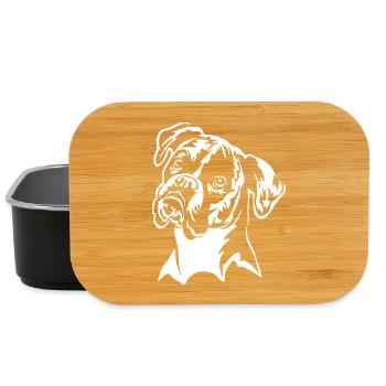 Boxer Kopf "Black Edition" - Lunch Box - Schwarz - Vorne