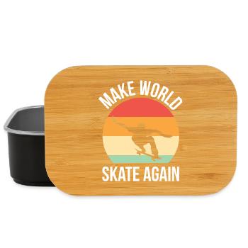 Make World Skate Again - Boîte à goûter - noir - Devant