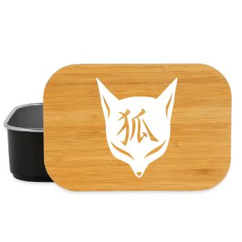 Fox manga white - Lunch Box - black - Front