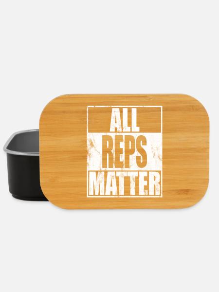 All Reps Matter Calisthenics - Lunch Box - black