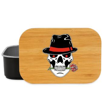 Gangster skull - Lunch Box - black - Front