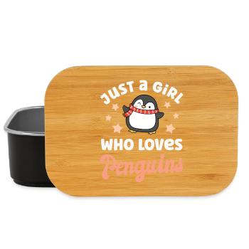 Pinguin Pinguine - Lunch Box - Schwarz - Vorne