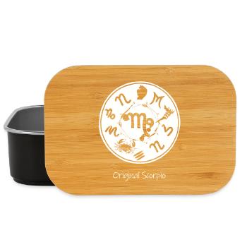 Zodiac sign Scorpio 001 white - Lunch Box - black - Front