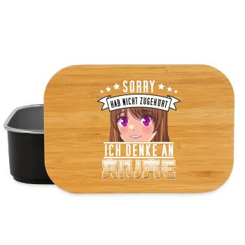 Lustiges Anime Design für Manga und Anime Fans - Lunch Box - Schwarz - Vorne