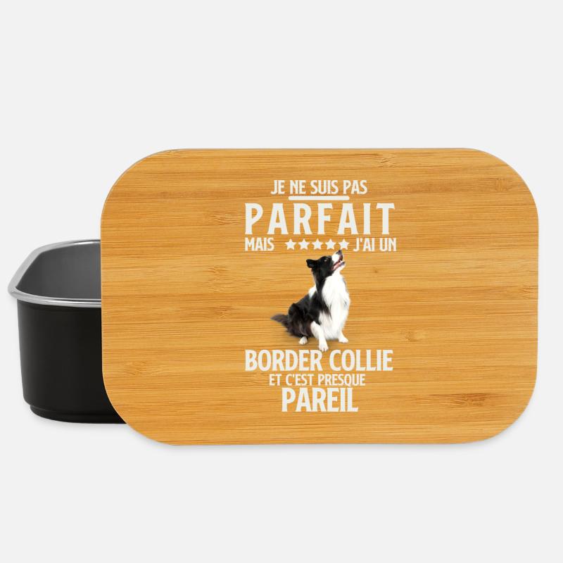Border Collie Presque Parfait - Boîte à goûter - noir