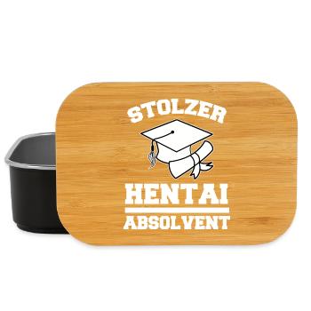 Japanese Statement Manga Anime Comic Cosplay - Lunch Box - black - Front