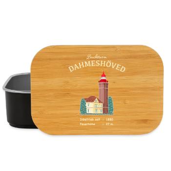 Leuchtturm Dameshöved, Lübecker Bucht, Ostsee - Lunch Box - Schwarz - Vorne
