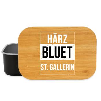 Härzbluet St. Gallerin St. Gallen - Lunch Box - Schwarz - Vorne