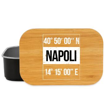 Coordonnées : Naples, Naples, Italie - Boîte à goûter - noir - Devant