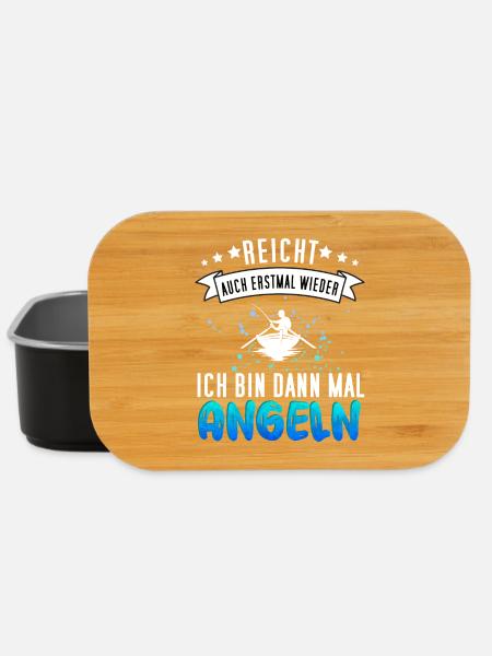 Lustiges Angler Design - Angeln Fischer Geschenk - Lunch Box - Schwarz