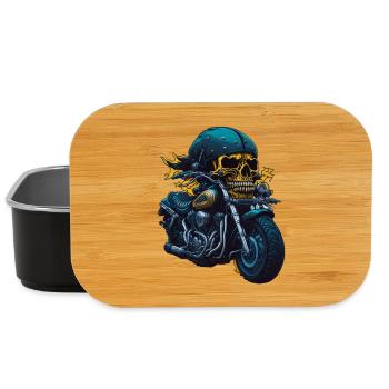Biker Skull - Lunch Box - Schwarz - Vorne