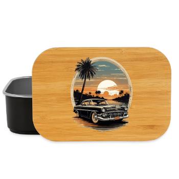 Classic Cars 1950 - Lunch Box - black - Front
