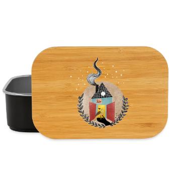 Happy Christmas Time - Lunch Box - black - Front