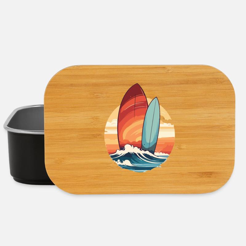 Surfboard - Lunch Box - black