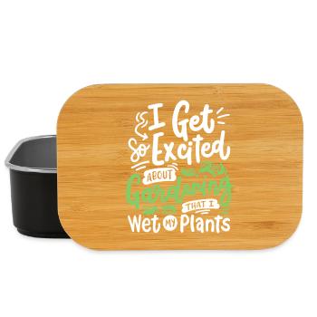 Gartenarbeit Gärtner - Lunch Box - Schwarz - Vorne