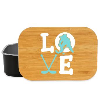 Eishockey Eishockeyspielerin - Lunch Box - Schwarz - Vorne