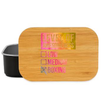 Boxing - Lunch Box - black - Front