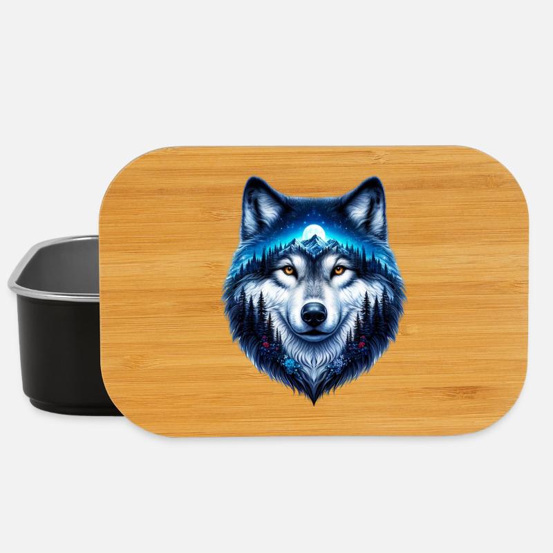 Wolf - Lunch Box - Schwarz