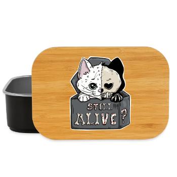 Schrödingers Katze – Still Alive Halloween - Lunch Box - Schwarz - Vorne