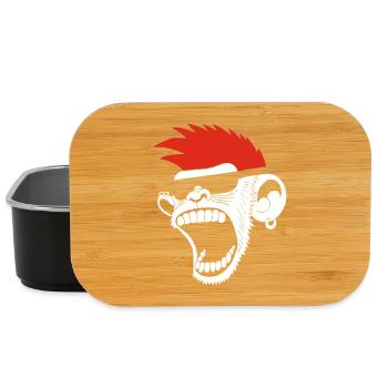 Monkeying - Lunch Box - black - Front